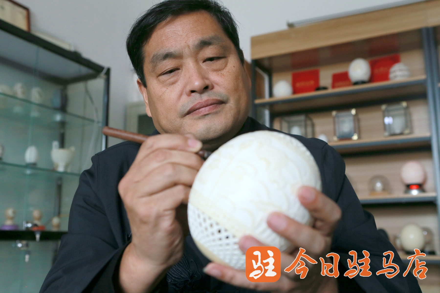杨氏蛋雕传承人杨玉和:以刀为笔琢蛋壳 非遗技艺“活”起来