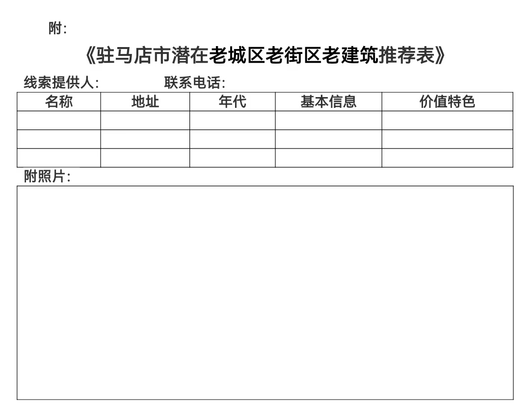 驻马店公开征集老城区老建筑线索 邀市民共护历史文脉
