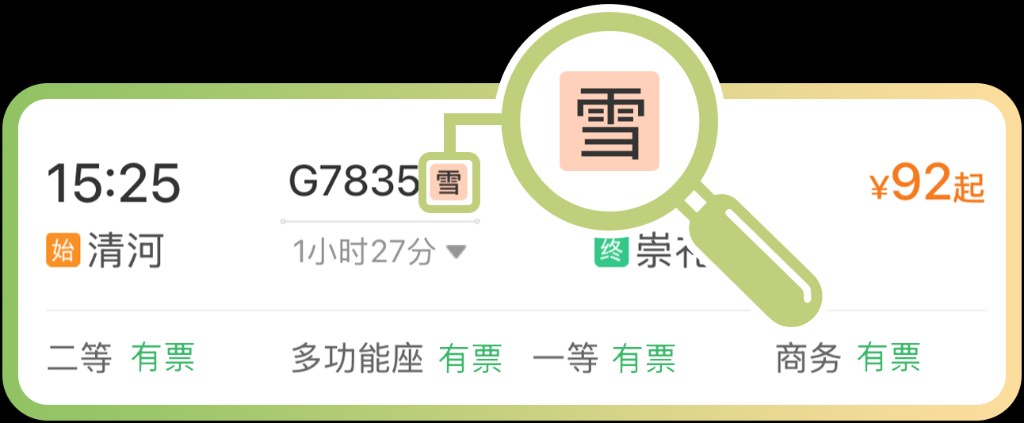 鐵路12306購票頁面“暗號”升級 5種標(biāo)識便民出行