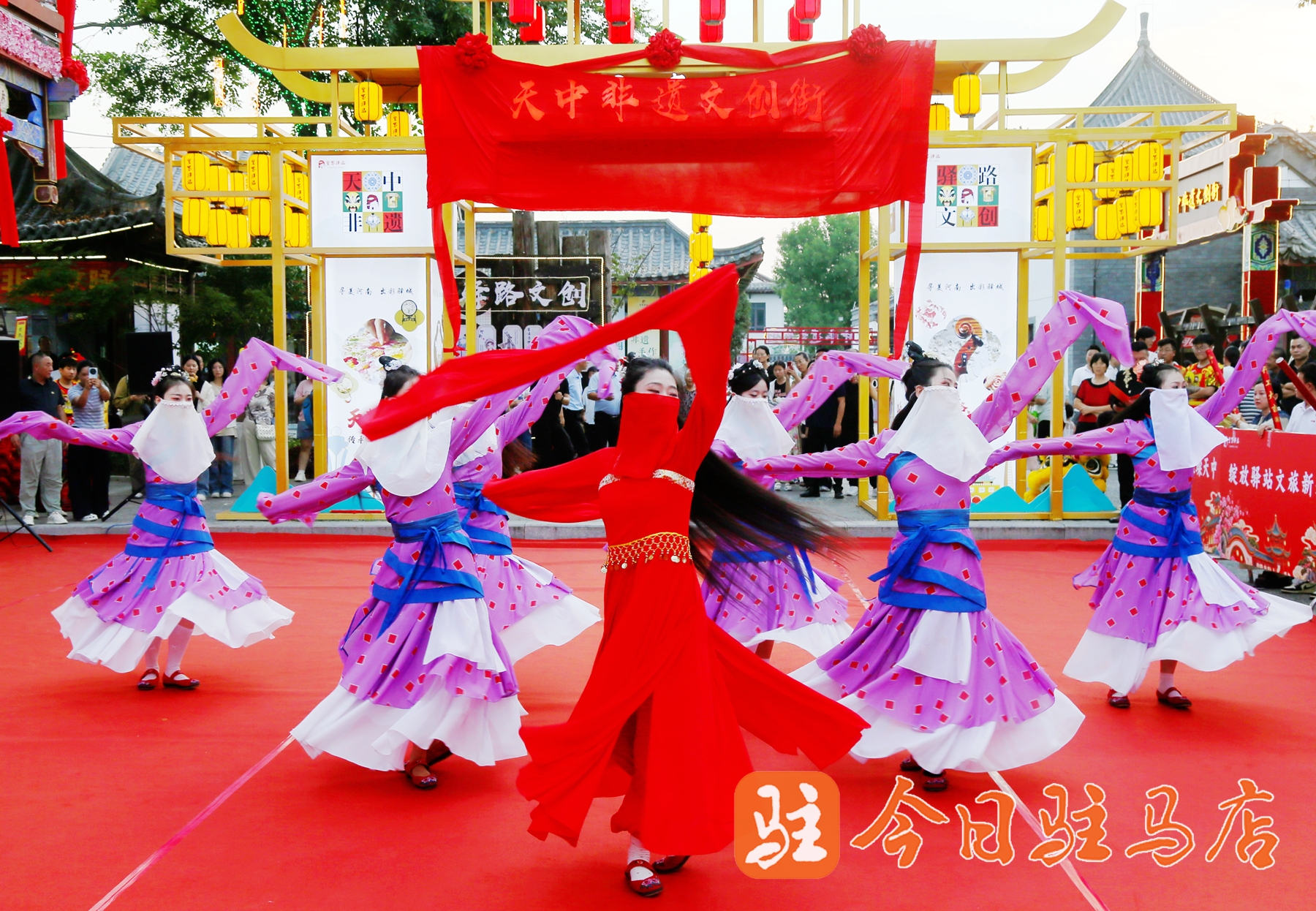 驻马店首个非遗文创街区在皇家驿站正式开街