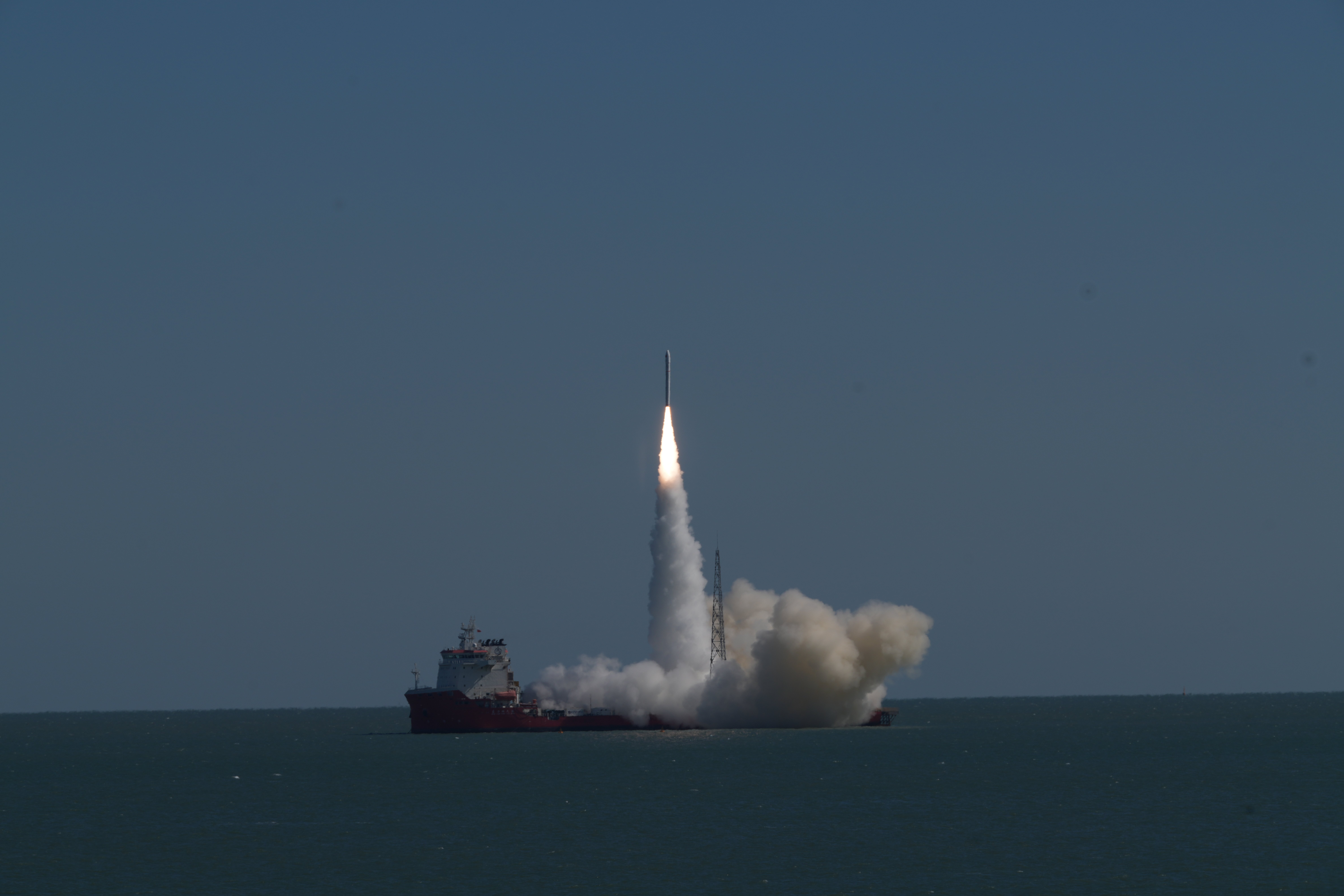 谷神星一号海射型遥八运载火箭发射成功